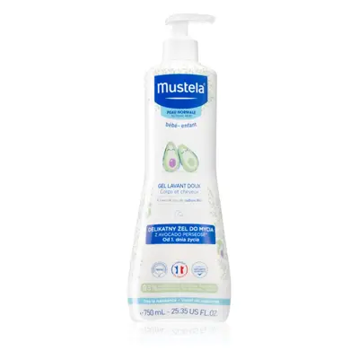 Mustela Bébé Bain tisztító test és haj gél gyermekeknek 750 ml