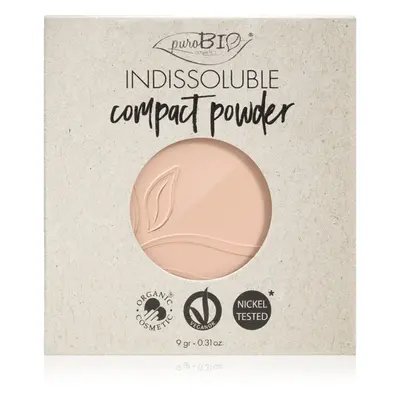 puroBIO Cosmetics Indissouble kompakt púder utántöltő árnyalat 01 9 g