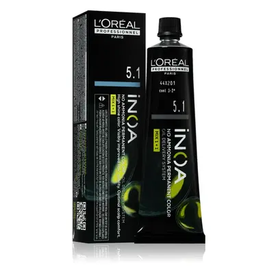 L’Oréal Professionnel Inoa tartós hajfesték ammónia nélkül árnyalat 5.1 60 ml