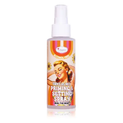 theBalm Twice as Nice Priming & Setting Spray sminkfixáló spray 100 ml