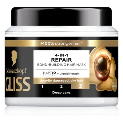 Schwarzkopf Gliss Ultimate Repair regeneráló hajmasz 4 in 1 400 ml