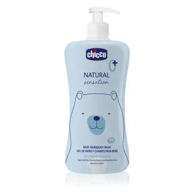 Chicco Natural Sensation Baby sampon és tusfürdő gyermekeknek születéstől kezdődően 0+ 500 ml