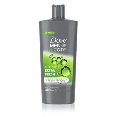 Dove Men+Care Extra Fresh felfrissítő tusfürdő gél arcra, testre és hajra 700 ml