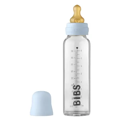 BIBS Baby Glass Bottle 225 ml cumisüveg Baby Blue 225 ml