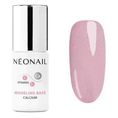 NEONAIL Modeling Base Calcium bázis lakk zselés műkörömhöz kalciummal árnyalat Luminous Pink 7,2