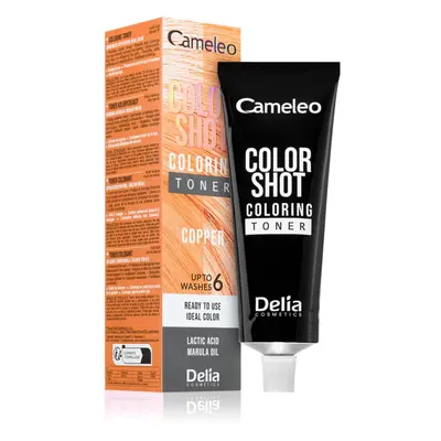 Delia Cosmetics Cameleo Color Shot színes festék hajra árnyalat COPPER 60 ml