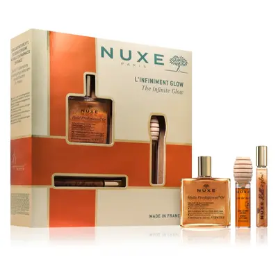 Nuxe The Infinite Glow Set ajándékszett arcra, testre és hajra