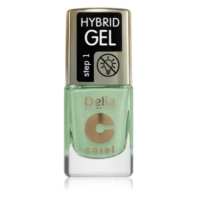 Delia Cosmetics Coral Nail Enamel Hybrid Gel géles körömlakk árnyalat 138 11 ml