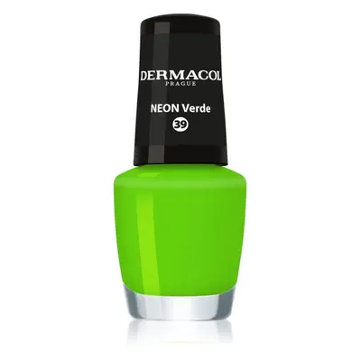 Dermacol Neon neon körömlakk árnyalat 39 Verde 5 ml