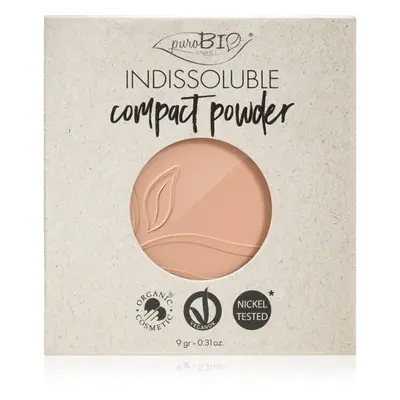 puroBIO Cosmetics Indissouble kompakt púder utántöltő árnyalat 04 9 g