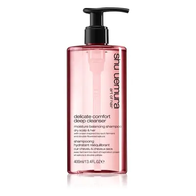 Shu Uemura Deep Cleanser Delicate Comfort hidratáló sampon száraz hajra 400 ml