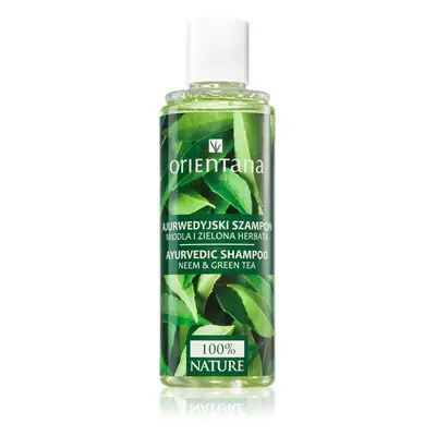 Orientana Ayurvedic Shampoo Neem & Green Tea természetes sampon hajra 210 ml