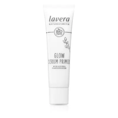 Lavera Glow Serum Primer Egységesítő sminkalap hidratáló hatással 30 ml