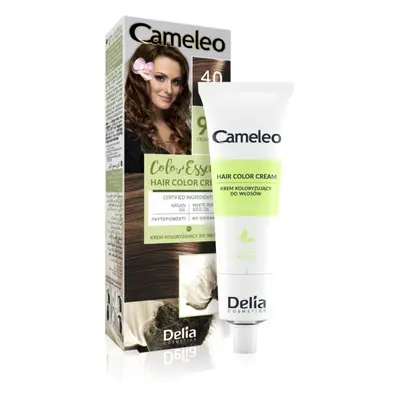 Delia Cosmetics Cameleo Color Essence hajfesték tubusban árnyalat 4.0 Brown 75 g