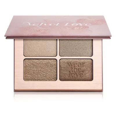 ZOEVA Velvet Love Eyeshadow Quad szemhéjfesték paletta árnyalat Velvet Love Eyeshadow Quad Palet