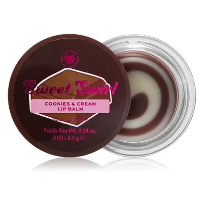 I Heart Revolution Sweet Swirl Lip Mask hidratáló ajakbalzsam árnyalat Cookies and Cream 8.1 g