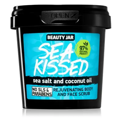 Beauty Jar Sea Kissed peeling arcra és testre tengeri sóval 200 g