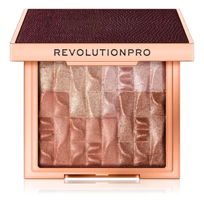 Revolution PRO Goddess Glow élénkítő és bronzosító paletta árnyalat Brick Afterglow 8 g