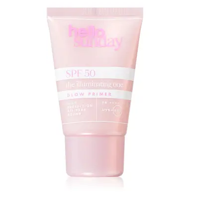 hello sunday the illuminating one védő sminkalap a make-up alá SPF 50 50 ml