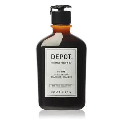 Depot No. 108 Detoxifying Charcoal Shampoo Tisztító méregtelenítő sampon minden hajtípusra 250 m