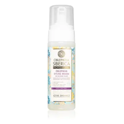 Natura Siberica Oblepikha (Sea-Buckthorn) hajsűrűségnövelő homoktövises hab 170 ml