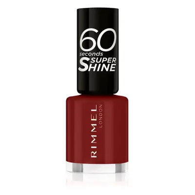 Rimmel 60 Seconds Super Shine körömlakk árnyalat 320 Rapid Ruby 8 ml