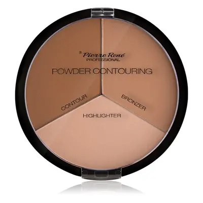 Pierre René Powder Contouring Púderes highlight és kontúr paletta 23 g