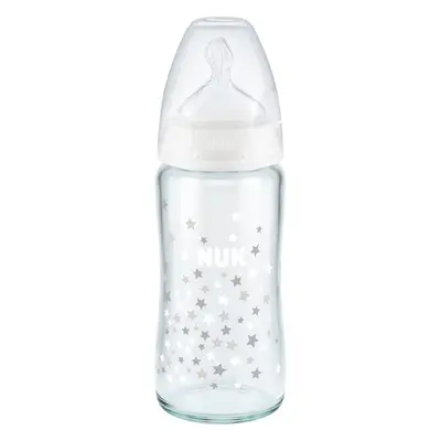 NUK First Choice + 240 ml cumisüveg üvegből hőmérséklet-figyeléssel 240 ml