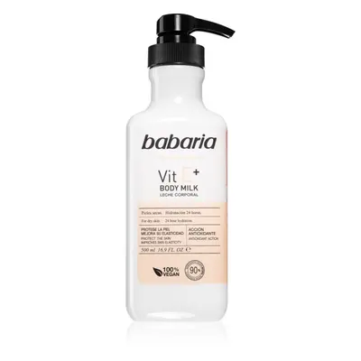 Babaria Vitamin E hidratáló testápoló tej száraz bőrre 500 ml