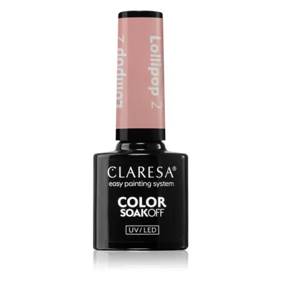 Claresa SoakOff UV/LED Color Lollipop géles körömlakk árnyalat 2 5 g