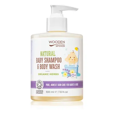 WoodenSpoon Natural sampon és tusfürdő gél gyermekeknek levendula illatú 300 ml