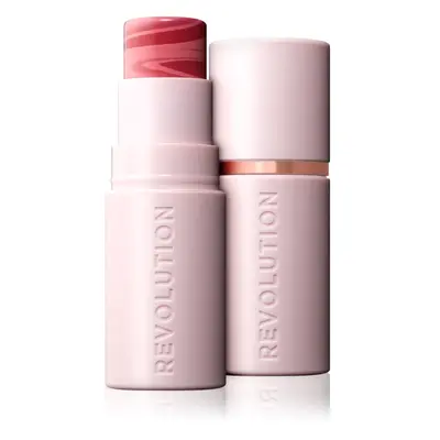 Makeup Revolution Skin Silk Blush Stick krémes arcpirosító stift árnyalat Rose Nude Pink 4.5 g