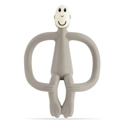 Matchstick Monkey Teething Toy and Gel Applicator rágóka 2in1 kefével Grey 1 db