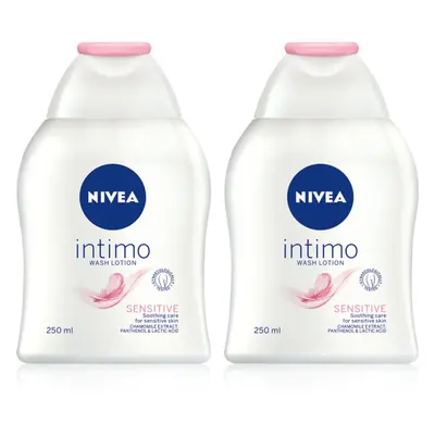 NIVEA Intimo Sensitive emulzió intim higiénára takarékos kiszerelés