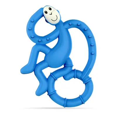 Matchstick Monkey Mini Monkey Teether rágóka antimikrobiális összetevővel Blue 1 db