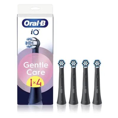 Oral B iO Gentle Care tartalék kefék az érzékeny ínyre Black 4 db