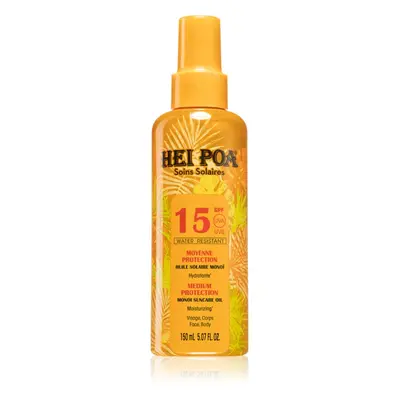 Hei Poa Monoi Suncare napozó olaj spray -ben SPF 15 150 ml