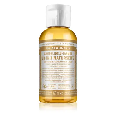 Dr. Bronner’s Sandalwood & Jasmine folyékony univerzális szappan 60 ml