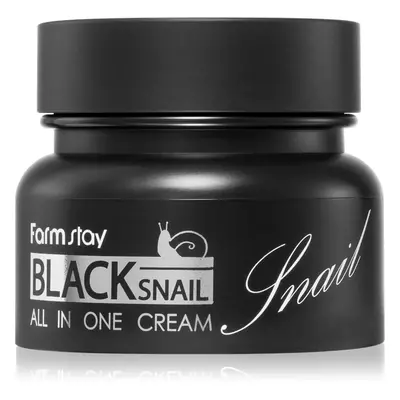 Farmstay Black Snail All-In One tápláló arckrém csiga kivonattal 100 ml