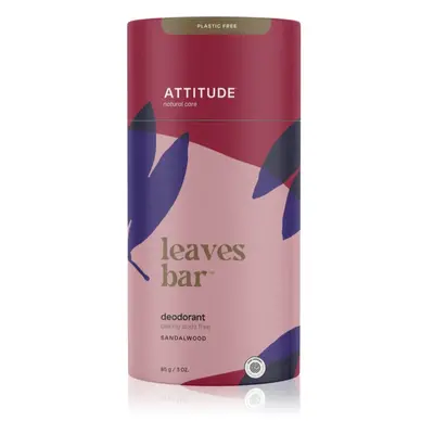 Attitude Leaves Bar Deodorant alumínium sótól mentes dezodor Sandalwood 85 g