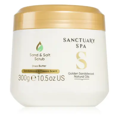 Sanctuary Spa Golden Sandalwood só peeling testre 300 g