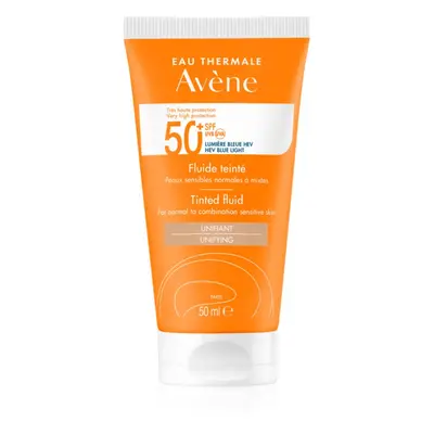 Avène Sun Tinted Fluid gyengéd tonizáló fluid SPF 50+ 50 ml