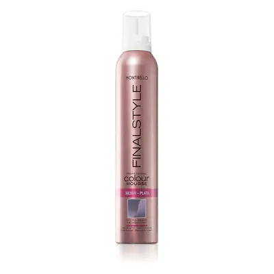 Montibello FINALESTYLE Color mousse színező hab a hajszín élénkítéséért Silver - Platta 320 ml