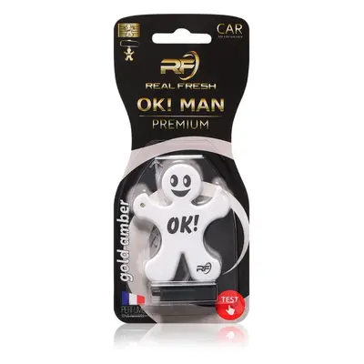 Real Fresh OK! Man Premium Gold Amber illat autóba 1 db