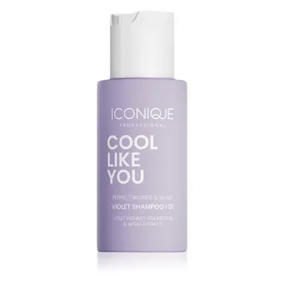 ICONIQUE Professional COOL LIKE YOU Perfect Blonde & Silver Violet sampon a sárga tónusok neutra