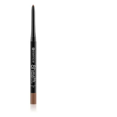 essence 8h Matte Comfort Matt ajakceruza hegyezővel árnyalat 10 THE Perfect Shade 0,3 g