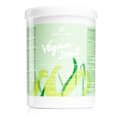 Kallos Vegan Soul Nourishing tápláló maszk száraz, károsult hajra 1000 ml