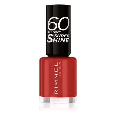 Rimmel 60 Seconds Super Shine körömlakk árnyalat 310 Double Decker Red 8 ml