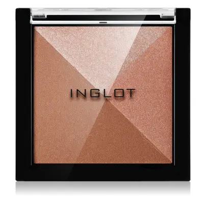 Inglot Multicolour System Highlighting & Bronzing Powder élénkítő és bronzosító paletta árnyalat