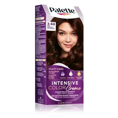 Schwarzkopf Palette Intensive Color Creme tartós hajfesték árnyalat 3-68 R2 Dark Mahogany 1 db